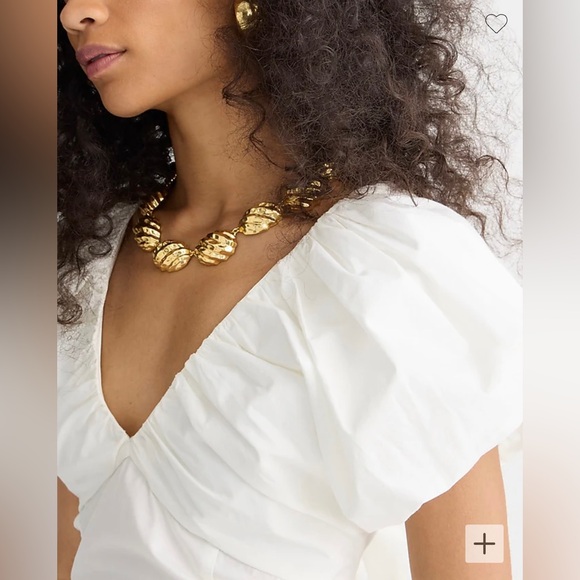 NWT Cecily Top in Stretch Cotton Poplin Blend - Picture 2 of 7